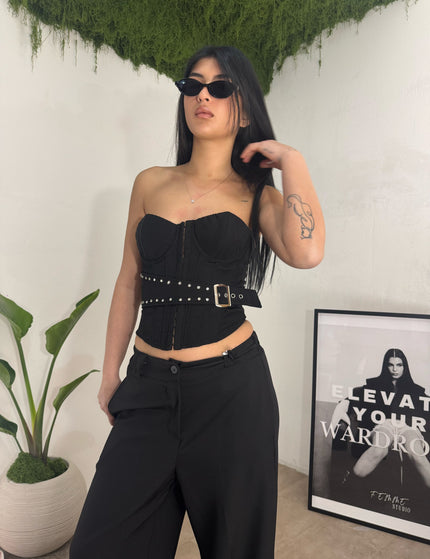 BUSTIER BLACK