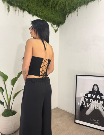 BUSTIER BLACK