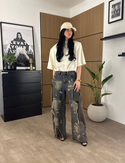 Denim Strappi