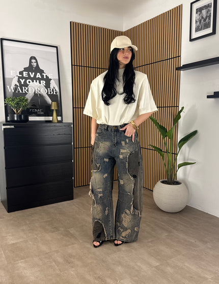 Denim Strappi